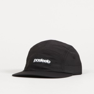Pasteelo Race 5 Panel Cap Black